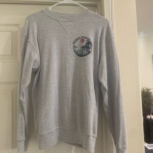 Brandy Melville Gray lightweight sweatshirt